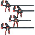 Bessey Trigger  Spring Clamps 2 X 6 In Res4Pk RES4PK
